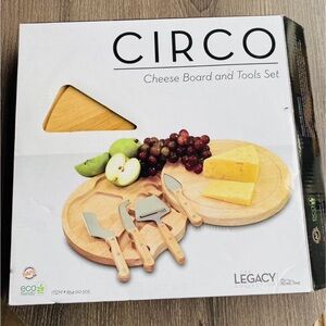 Legacy Circo Rubberwood Cheese Board Set